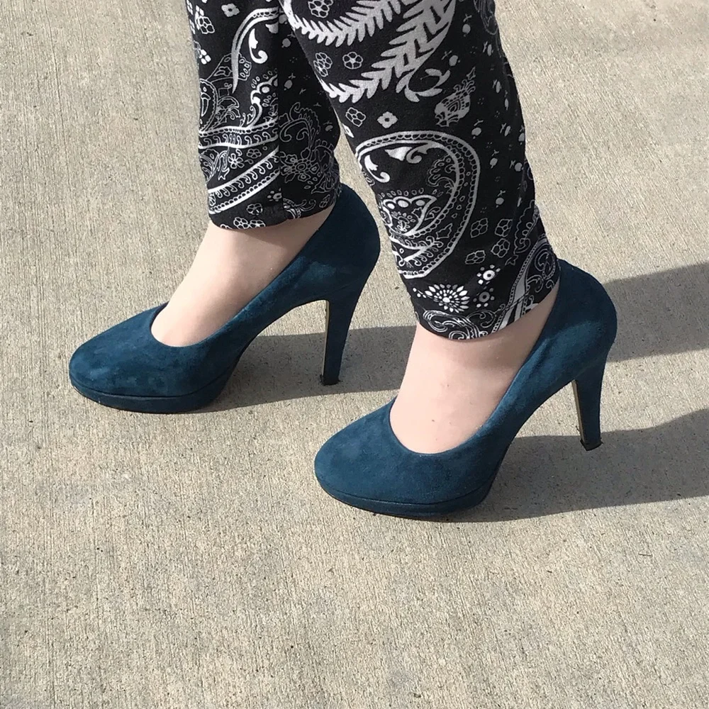 Helén Billkrantz Suede Leather Heels